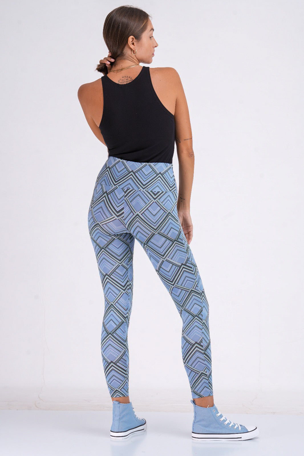 Printed High-Rise Active Pant