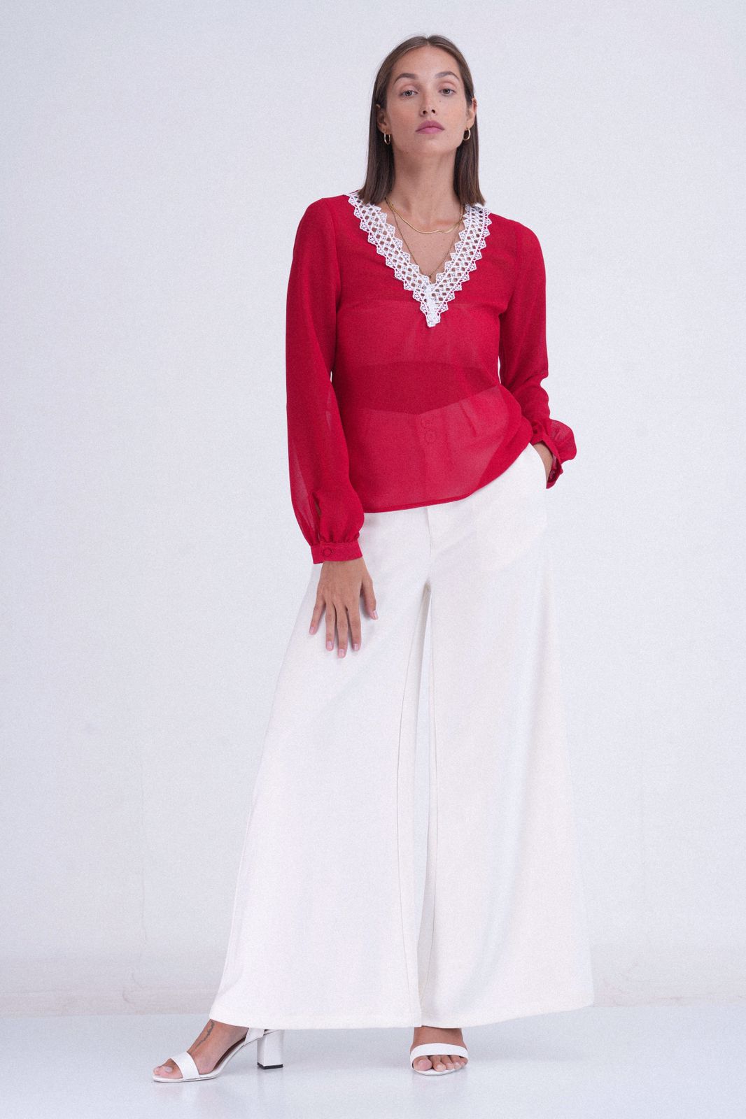 High Waist Wide Leg Pant