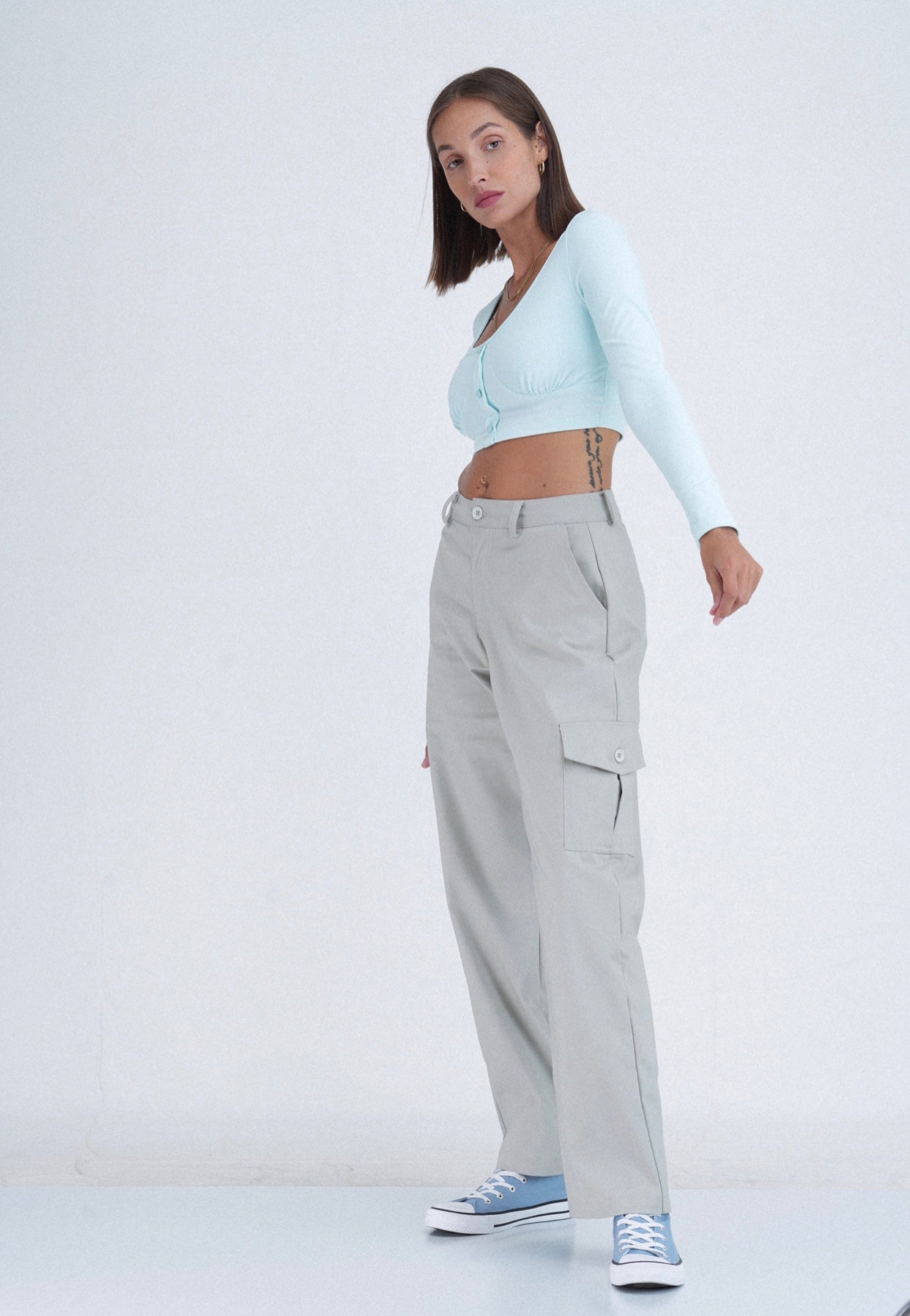 Wide Leg Cargo Pant