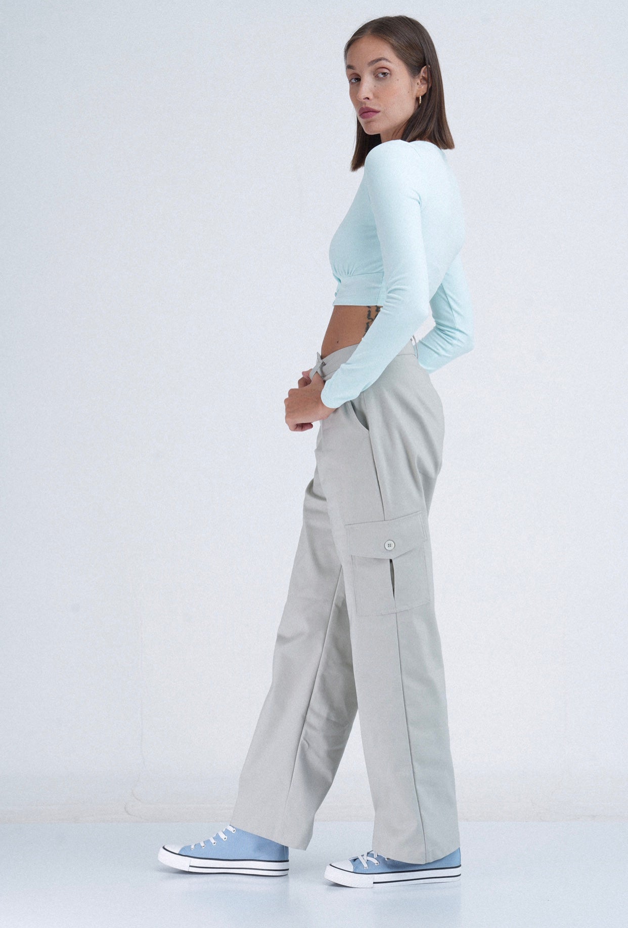 Wide Leg Cargo Pant